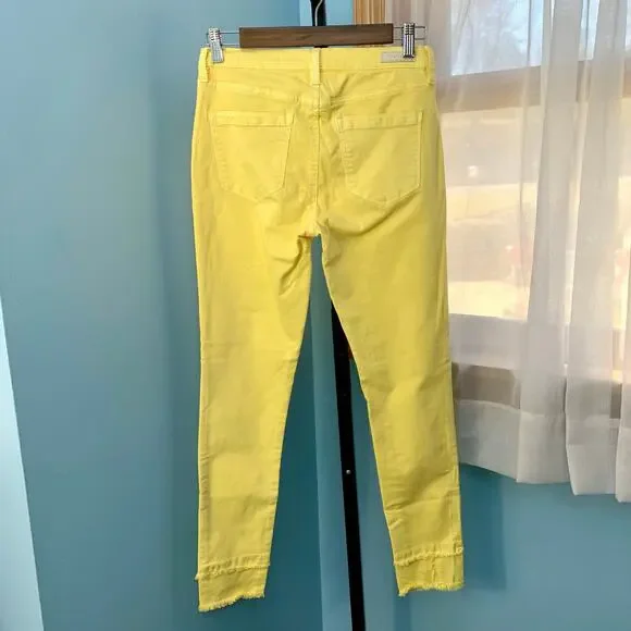 Blank NYC Reade Crop Raw Edge Hem Jeans in Sunny Spot Size 28 - Picture 6 of 7